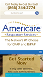 Mobile Screenshot of americarecpap.com